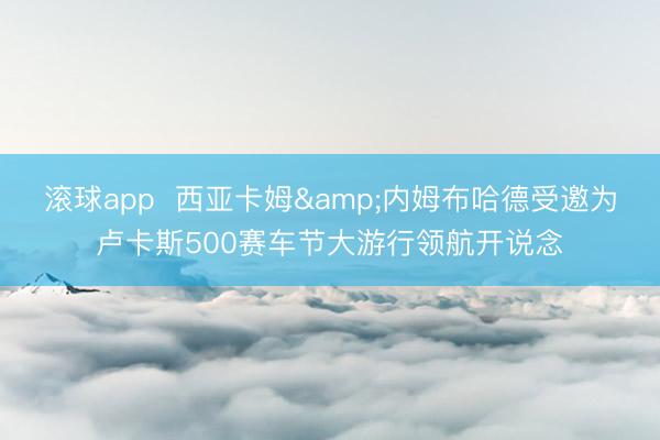 滚球app  西亚卡姆&内姆布哈德受邀为卢卡斯500赛车节大游行领航开说念