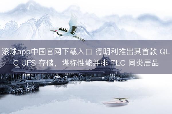 滚球app中国官网下载入口 德明利推出其首款 QLC UFS 存储，堪称性能并排 TLC 同类居品