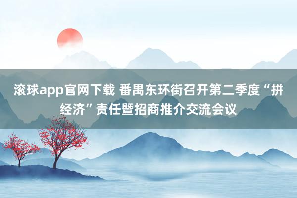 滚球app官网下载 番禺东环街召开第二季度“拼经济”责任暨招商推介交流会议